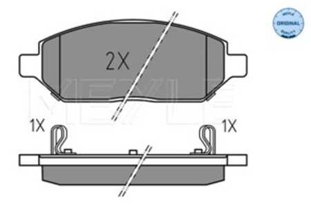 Bromsbeläggsats, Framaxel, opel karl, vauxhall viva, 16 05 324, 42 34 9235, 42 43 9338, 42349235, 42439338, 95526463