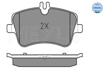 Bromsbeläggsats, Framaxel, mercedes-benz, 003 420 25 20, 003 420 26 20, 003 420 45 20, 003 420 59 20, 003 420 60 20, 003 420 95