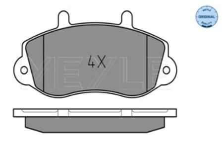 Bromsbeläggsats, Framaxel, opel,renault, 16 05 979, 45 01 150, 45 02 797, 7701205294, 7701206369, 7701207166, 9161450, 9162600,