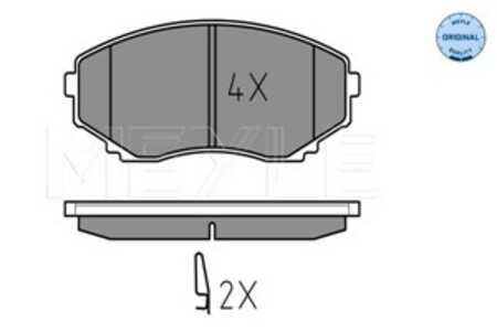 Bromsbeläggsats, Framaxel, mazda mpv i, mpv ii, CBZ2-33-22Z, LBZ1-33-23Z, LBZ2-33-23Z, LBZ23-32-3ZA, LCY1-33 23Z, LEY4-33-23Z, 