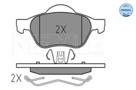 Bromsbeläggsats, Framaxel, renault, 410600012R, 410601237R, 7701209100, 7701209670, 7701210127, 7711130086, 8660004594, 8671016