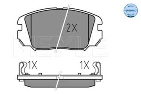 Bromsbeläggsats, Framaxel, hyundai grandeur, sonata v, sonata vi, tucson, 58101-3FA11, 58101-3KA20, 58101-3KA30, 58101-3LA20, S