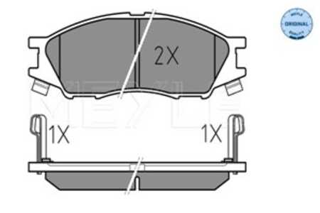 Bromsbeläggsats, Framaxel, nissan almera classic, almera ii, almera hatchback ii, 41060-6N091, 41060-6N0X1, 41060-95F0A, 41060-