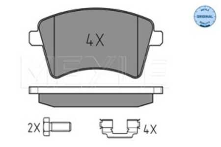 Bromsbeläggsats, Framaxel, mercedes-benz,renault, 410601334R, 410603750R, 7701209864, 7701210110, 8660000762