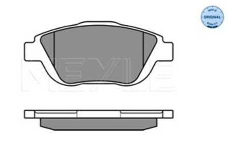 Bromsbeläggsats, Framaxel, citroën,ds,opel,peugeot, 16 07 083 180, 16 070 831 80, 16 11 140 580, 16 11 837 880, 16 111 405 80, 