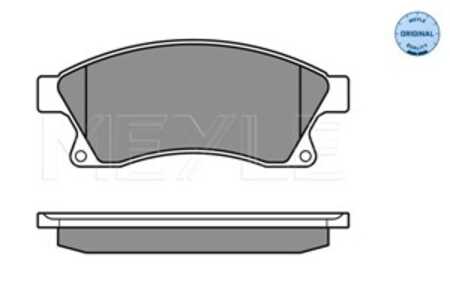 Bromsbeläggsats, Framaxel, chevrolet,opel,vauxhall, 05 42 120, 13301207, 13374966, 13412272, 16 05 169, 16 05 261, 42589333, 5 