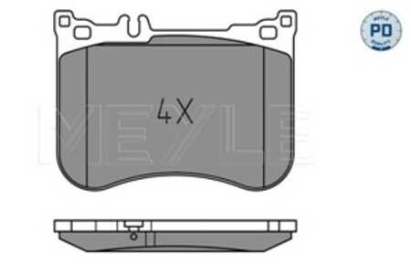 Bromsbeläggsats, Framaxel, mercedes-benz sl [r231], 006 420 50 20, 008 420 33 20, A 006 420 50 20, A 008 420 33 20