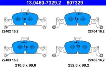 Bromsbeläggsats, Framaxel, audi, 4K0 698 151 E, 8W0 698 151 AC, 8W0 698 151 AD, 8W0 698 151 AQ, 8W0 698 151 BB, 8W0 698 151 BC,