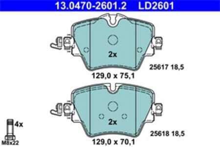 Bromsbeläggsats, Framaxel, bmw,mini,toyota, 04465-WAA02, 34 10 6 860 019, 34 10 6 884 492, 34 10 6 888 777, 34 11 6 890 553