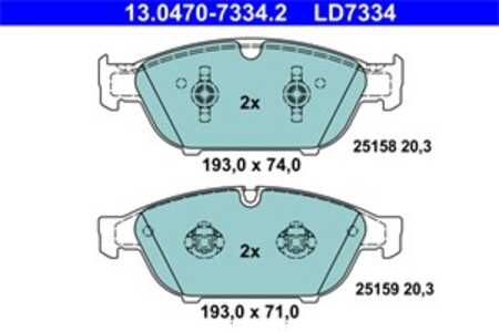 Bromsbeläggsats, Framaxel, audi a6 c7, a6 c7 avant, a7 sportback, a8 d4, 4G0 698 151 M, 4G0 698 151 R, 4G0 698 151 S, 4H0 698 1