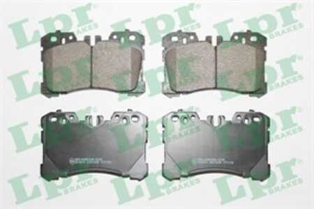 Bromsbeläggsats, Framaxel, lexus ls, 044650W110, 044650W11000, 044650W11079, 044650W130, 0446530530, 0446550260, 044655026079, 