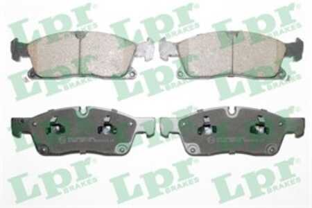 Bromsbeläggsats, Framaxel, jeep grand cherokee iv, 00K68052369AC, 068052369AA, 068052370AA, 2AMV3369AA, 68052369AA, V1012369AA