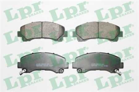 Bromsbeläggsats, Framaxel, isuzu d-max i, d-max ii, 8979474660, 8979475710, 8980791040, 8982983840, 94770229