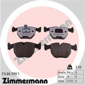 Bromsbeläggsats, Framaxel, alpina b10, bmw 5 [e34, e39], 5 touring [e39], 7 [e38], x3 [e83], x5 [e53], 3411 1 163 307, 3411 1 1