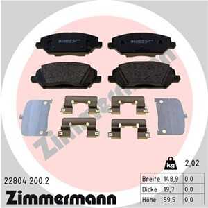 Bromsbeläggsats, Framaxel, hyundai i30, i30 fastback, i30 kombi, kia ceed, ceed sportswagon, proceed, xceed, 58101-G4A00, 58101