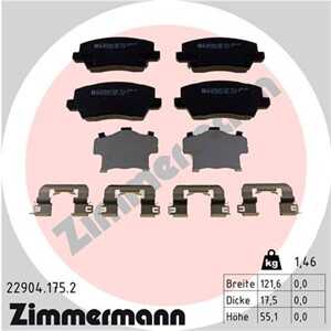 Bromsbeläggsats, Framaxel, kia picanto iii, 58101-G6A30, 58101-G6A40