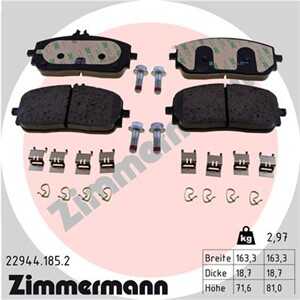 Bromsbeläggsats, Framaxel, mercedes-benz, 000 420 4802, 000 420 4902, 000 420 5403, 000 420 7200, 000 420 7400, 000 420 8002, 0