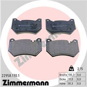 Bromsbeläggsats, Framaxel, audi q5, q5 sportback, q5 van, 80A 698 151 C, L80A698151C