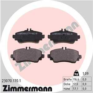 Bromsbeläggsats, Framaxel, mercedes-benz a-klass [w168], 168 420 0020, 168 420 0120, 168 420 0720, 168 420 0820, 168 420 1120, 