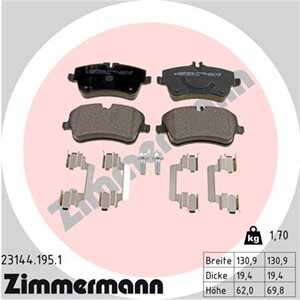 Bromsbeläggsats, Framaxel, mercedes-benz, 003 420 2520, 003 420 2620, 003 420 5920, 003 420 6020, 003 420 9520, 005 420 6220, 0