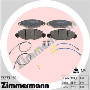 Bromsbeläggsats, Framaxel, citroën c5 i, c5 ii, c5 break i, c5 break ii, 4252 89, 425216, 425249, 425289