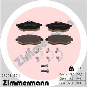 Bromsbeläggsats, Framaxel, citroën c2, c2 enterprise, c3 i, c3 ii, 425236, 425258, 425345, 425384, E172285