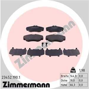 Bromsbeläggsats, Framaxel, land rover discovery ii, range rover ii, SFP00021, SFP100460, SFP100480, SFP500150, STC1880, STC3195