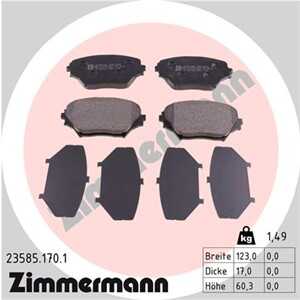 Bromsbeläggsats, Framaxel, toyota rav 4 ii, 0446542070, 0446542071, 0446542080, 0446542110, 0446542130, 04465YZZCN