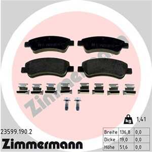 Bromsbeläggsats, Framaxel, citroën,opel,peugeot, 16 111 406 80, 16 172 829 80, 16 478 637 80, 3649088, 4252 59, 4252.18, 4252.2