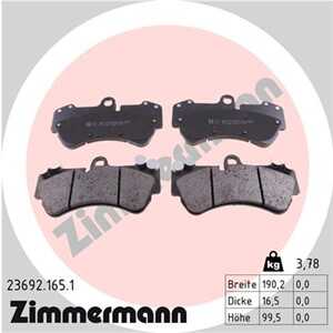 Bromsbeläggsats, Framaxel, mercedes-benz g-klass [w463], porsche cayenne, vw touareg, 463 420 5500, 7L0 698 151 D, 7L0 698 151 