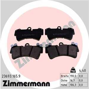 Bromsbeläggsats, Framaxel, audi q7, porsche cayenne, vw touareg, 4L0 698 151 A, 4L0 698 151 B, 4L0 698 151 C, 7L0 698 151 A, 7L