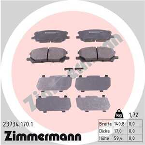 Bromsbeläggsats, Framaxel, lexus rx, 04465-0W070, 04465-48080, 04465-48100, 04466-0W070