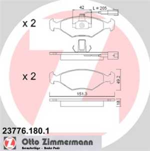 Bromsbeläggsats, Framaxel, fiat siena, 71738156, 77362310, 9948037