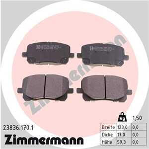 Bromsbeläggsats, Framaxel, toyota avensis verso, camry, 0446502080, 0446544060, 0446544090, 0446544100