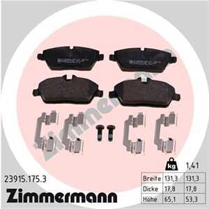 Bromsbeläggsats, Framaxel, bmw,mini, 3410 6 884 263, 3410 6 884 267, 3411 2 288 854, 3411 6 767 143, 3411 6 767 144, 3411 6 771