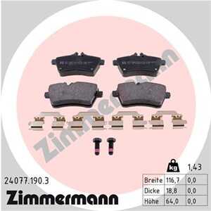 Bromsbeläggsats, Framaxel, mercedes-benz a-klass [w169], 169 420 0220, 169 420 1020, A 169 420 0220, A 169 420 1020