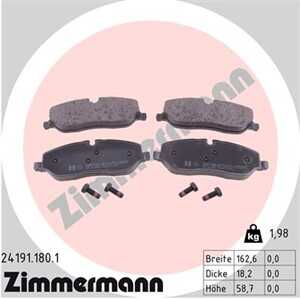 Bromsbeläggsats, Framaxel, land rover discovery iii, discovery iv, range rover iii, range rover sport i, LR019618, SEE500020, S