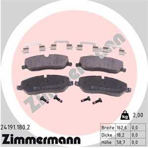 Bromsbeläggsats, Framaxel, land rover discovery iii, discovery iv, range rover iii, range rover sport i, LR019618, SEE500020, S