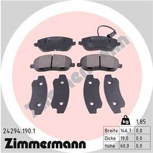 Bromsbeläggsats, Framaxel, fiat croma, 77363627