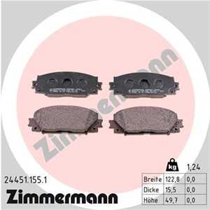 Bromsbeläggsats, Framaxel, toyota prius phv, prius plus, 04465-0W140, 04465-0W141, 04465-47060, 04465-47070, 04465-47080, 04465