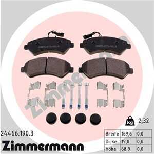 Bromsbeläggsats, Framaxel, citroën,fiat,peugeot, 1612433680, 1612433780, 425373, 425374, 425463, 77364015, 77364318, 77366021