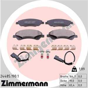 Bromsbeläggsats, Framaxel, ford transit buss, transit flak/chassi, transit skåp, transit tourneo buss, 1 371 403, 1 433 954, 1 