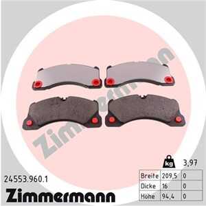 Bromsbeläggsats, Framaxel, audi,porsche,vw, 7L0 698 151 M, 7L0 698 151 N, 7P0 698 151 B, 7P0 698 151 C, 7P0 698 151, 7P5 698 15