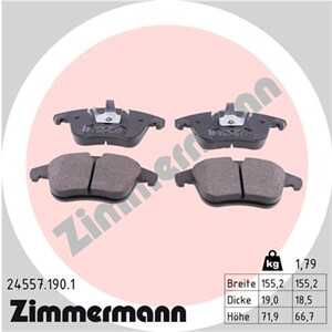 Bromsbeläggsats, Framaxel, citroën,ds,opel,peugeot, 16 172 733 80, 16 478 626 80, 16 759 012 80, 425362, 425397, 425477