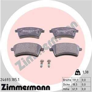 Bromsbeläggsats, Framaxel, mercedes-benz,renault, 4106 037 50R, 415 421 0310, 415 421 0610, 415 430 0022, 7701 209 864, 7701 21