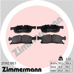 Bromsbeläggsats, Framaxel, jeep,mercedes-benz, 000 420 3320, 000 420 9600, 006 420 3820, 006 420 3920, 007 420 8020, 007 420 81