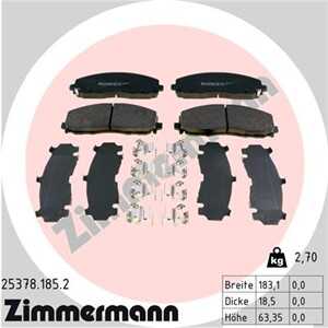 Bromsbeläggsats, Framaxel, chrysler grand voyager v, dodge grand caravan, fiat freemont, lancia voyager minibus,  minivan, vw r