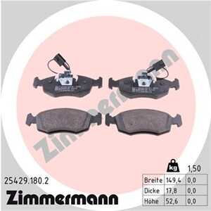 Bromsbeläggsats, Framaxel, fiat 500, 500 c, grande punto, punto, punto evo, 773 65 729, 773 65 811, 773 66 270, 773 66 537, 773