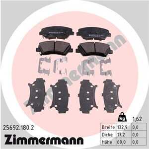 Bromsbeläggsats, Framaxel, hyundai elantra sedan v, i30, i30 coupé, i30 kombi, veloster, kia cee'd, cee'd sportswagon, 