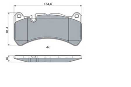 Bromsbeläggsats, Framaxel, mercedes-benz clk [c209], clk cabriolet [a209], slk [r171], 004 420 50 20, 005 420 39 20, 44205020, 